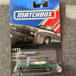Matchbox 1975 Cadillac Eldorado Convertible Toy Car - Green